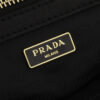 Small Prada Galleria embroidered fabric bag