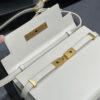 MANHATTAN SMALL SHOULDER BAG IN BOX SAINT LAURENT LEATHER