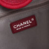 CHANEL Woven Straw Raffia Striped Medium Deauville Tote