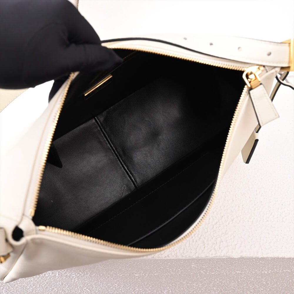 Prada Aimee large leather shoulder bag