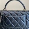 CHANEL FLAP BAG WITH TOP HANDLE(tax-free Grade)
