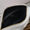 Prada Medium leather top-handle bag with padlock(high-end grade)