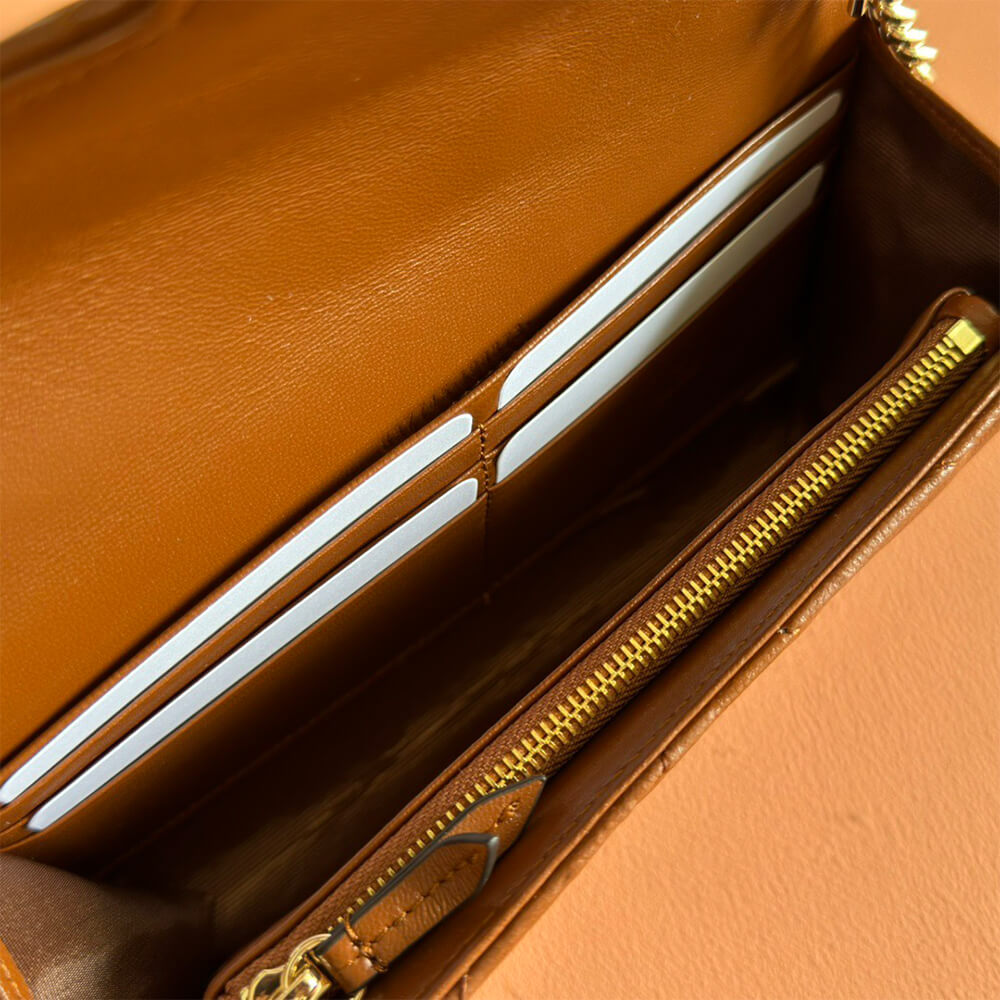 GG Marmont wallet on chain