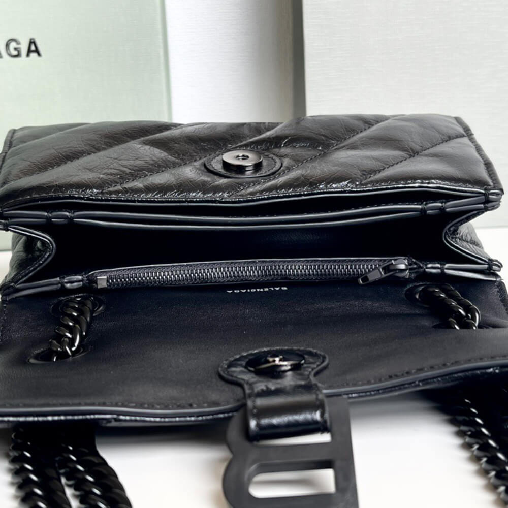 Balenciaga Women’s Crush Chain Bag Small(HIGH-END GRADE)