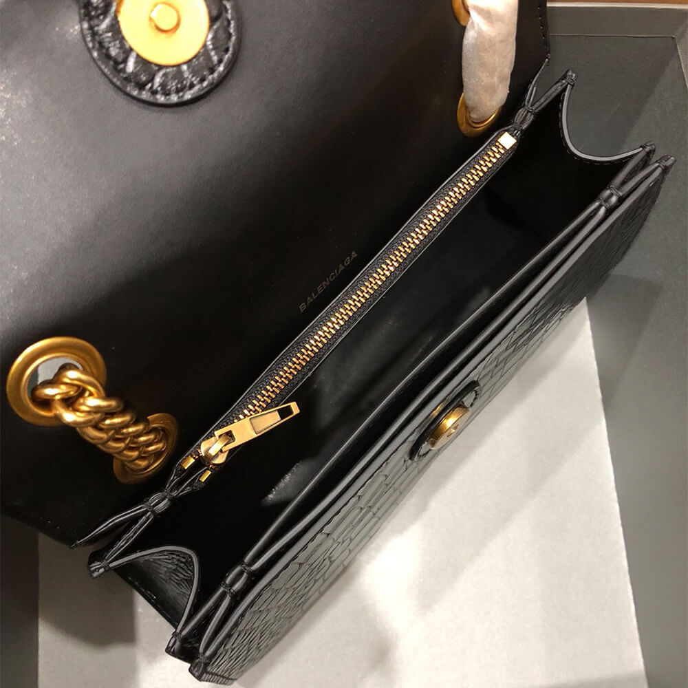 Balenciaga Women’s Crush Chain Bag Small(HIGH-END GRADE)