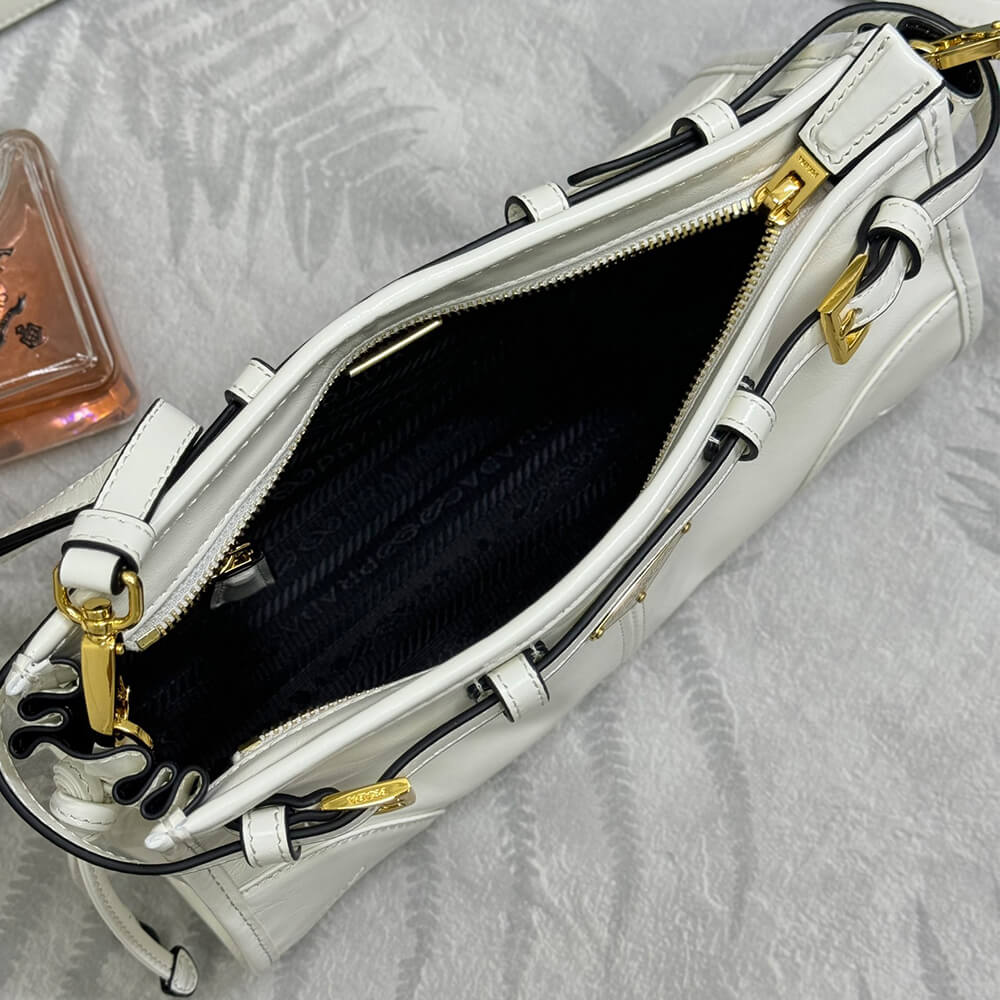 Prada Bonnie small leather shoulder bag(HIGH-END GRADE)