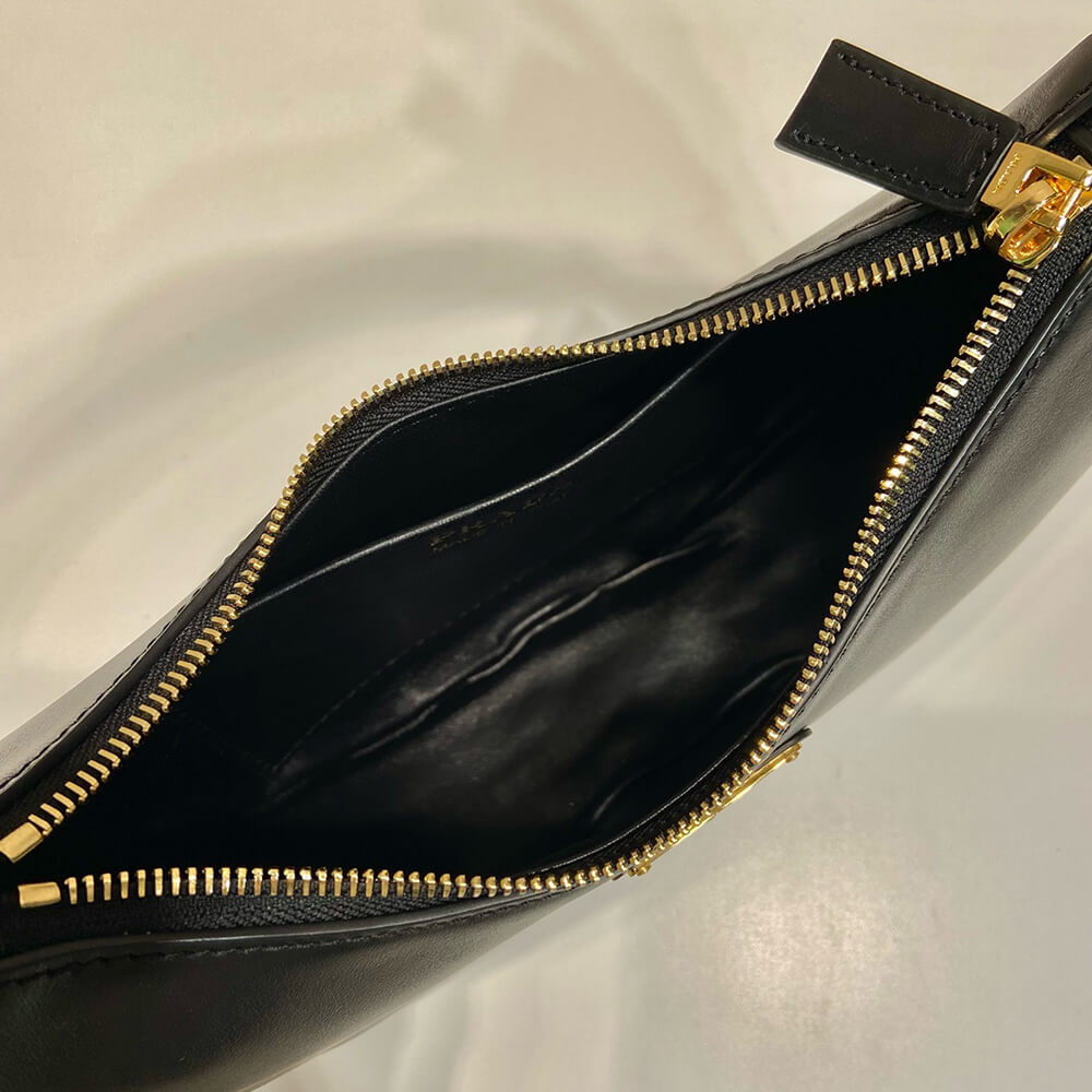 Prada ArquÃ© small leather shoulder bag(HIGH-END GRADE)